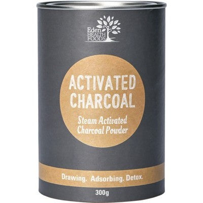 Eden Health Foods Activated Charcoal 100g, 300g Or 1Kg, Steam Activated