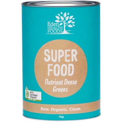 Eden Health Foods Superfood Supergreens Powder 150g, 400g Or 1Kg, Certified Organic