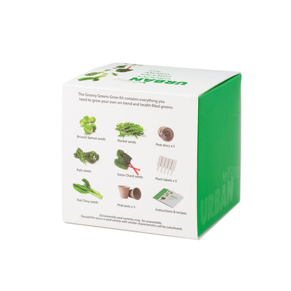 Urban Greens Grow Kit 10x10cm, Groovy Greens