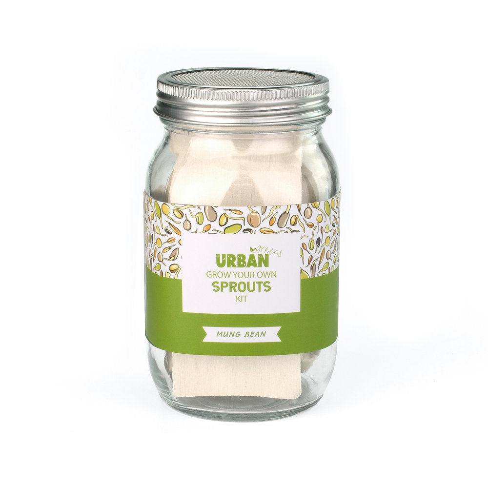 Urban Greens Sprout Jar Kit, Mung Beans