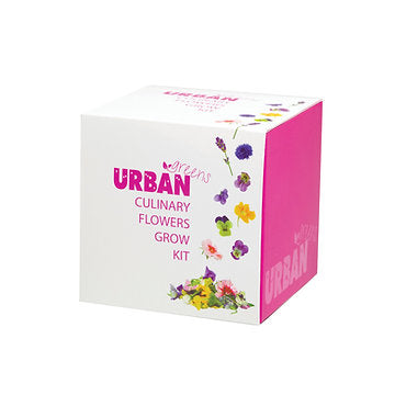 Urban Greens Grow Kit 10x10cm, Culinary Flowers