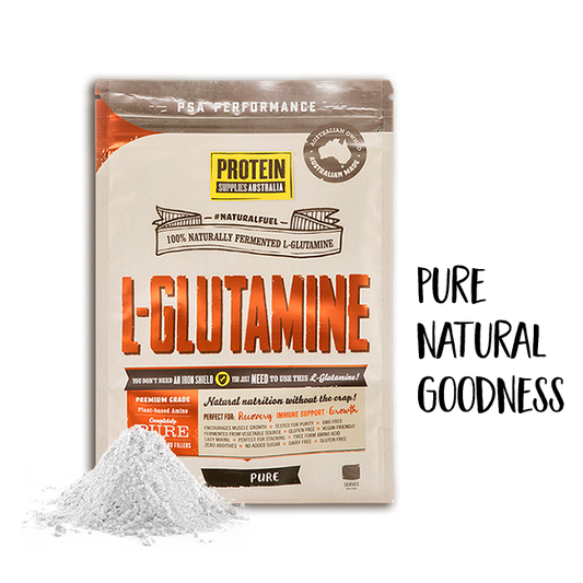 Protein Supplies Australia L-Glutamine, 200g Or 500g Pure Flavour