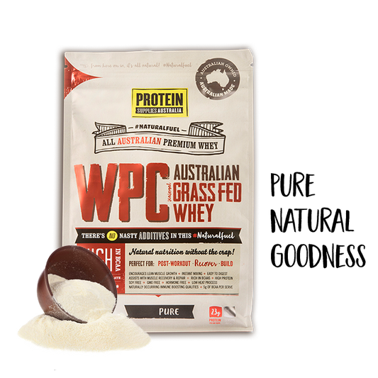 Protein Supplies Australia WPC (Whey Protein Concentrate) 500g, 1kg Or 3kg, Pure Flavour