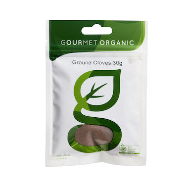Gourmet Organic Cloves Ground 30g, Certified Organic