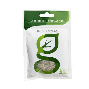 Gourmet Organic Curry Leaves 5g, Certified Organic