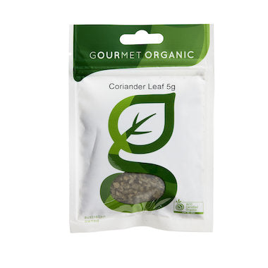 Gourmet Organic Coriander Leaf 5g, Certified Organic
