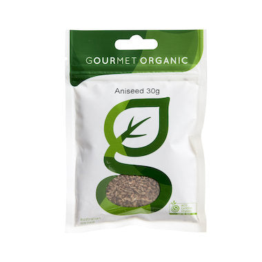Gourmet Organic Aniseed Whole 30g, Certified Organic