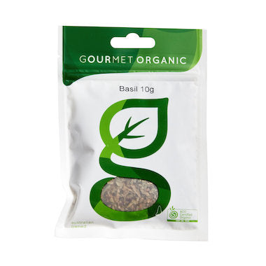 Gourmet Organic Basil 10g, Certified Organic