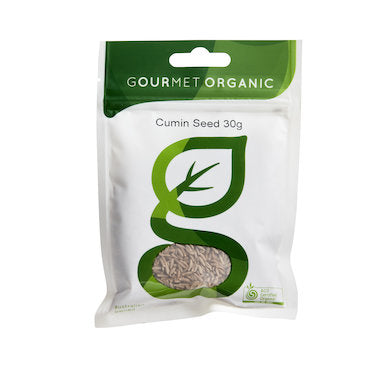 Gourmet Organic Cumin Seeds Whole 30g, Certified Organic