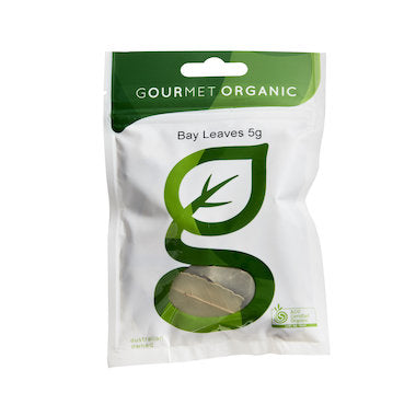 Gourmet Organic Bay Leaves 5g, Certified Organic