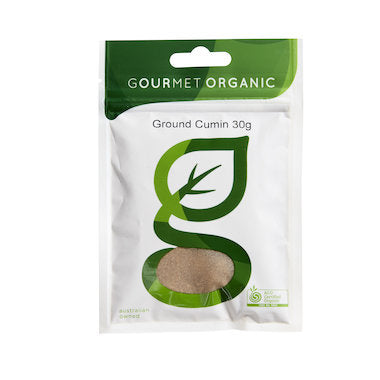 Gourmet Organic Cumin Ground 30g, Certified Organic