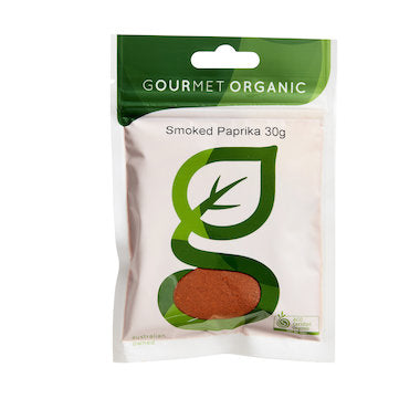 Gourmet Organic Paprika Smoked 30g, Certified Organic