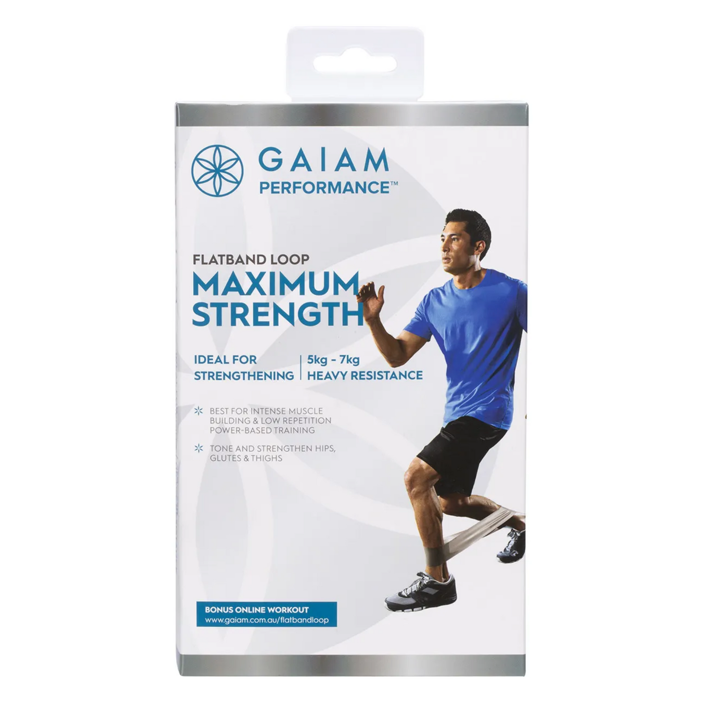 Gaiam Performance Flat Band Loop Maximum Strength, Heavy Resistance