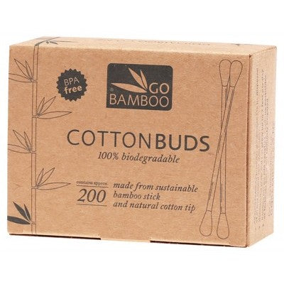 Go Bamboo Cotton Buds Bamboo 200