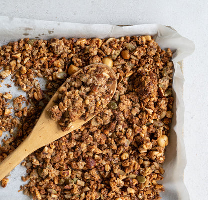 The Monday Food Co Keto Gourmet Granola 300g Or 800g, Crunchy Roast Hazelnut Flavour