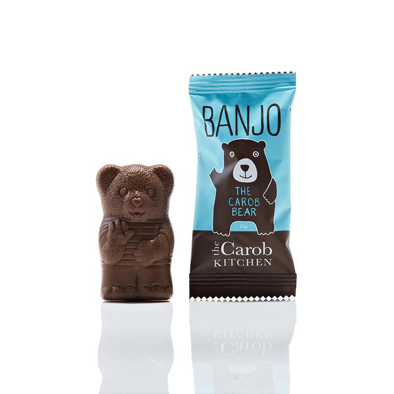 The Carob Kitchen Banjo Bear 15g Or 8 Pack, Milk Flavour