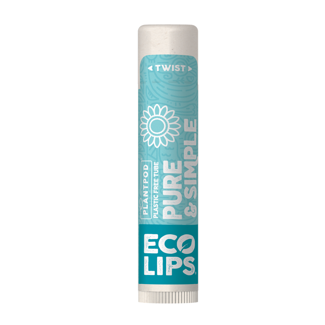 Eco Lips Lip Balm Pure & Simple 4.25g, Coconut Flavour
