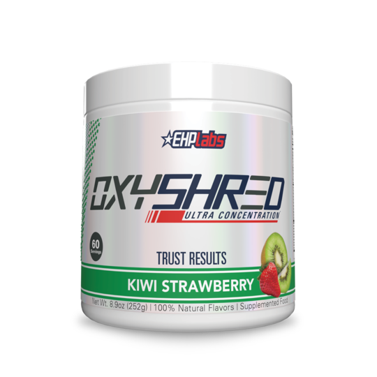 EHP Labs Oxyshred Ultra Concentration 252g (60 serves), Kiwi Strawberry Flavour