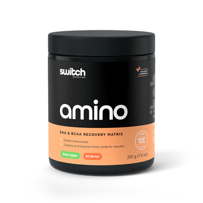Switch Nutrition Amino Switch 210g Or 420g, Green Apple {BCAA & EAA Recovery Matrix}