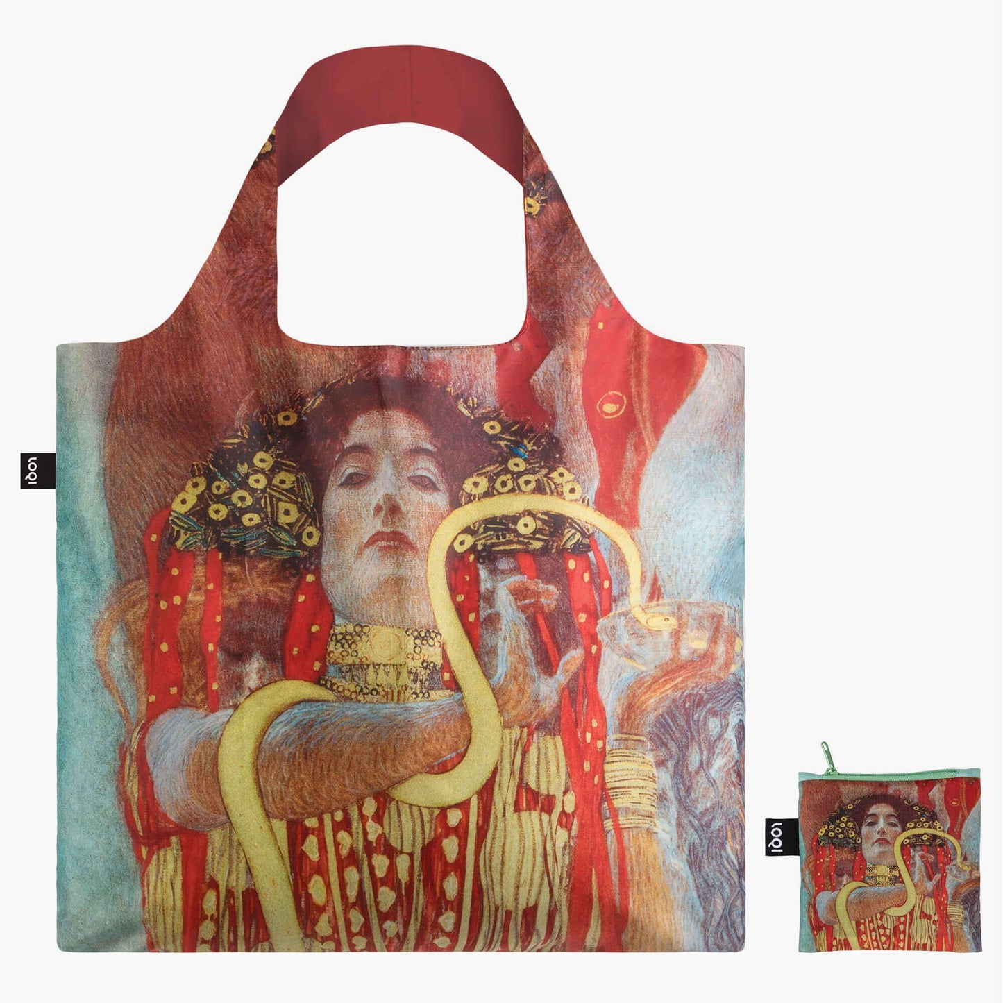 Loqi Shopping Bag, Hygieia by Gustav Klimt