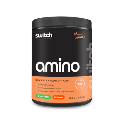 Switch Nutrition Amino Switch 210g Or 420g, Green Apple {BCAA & EAA Recovery Matrix}