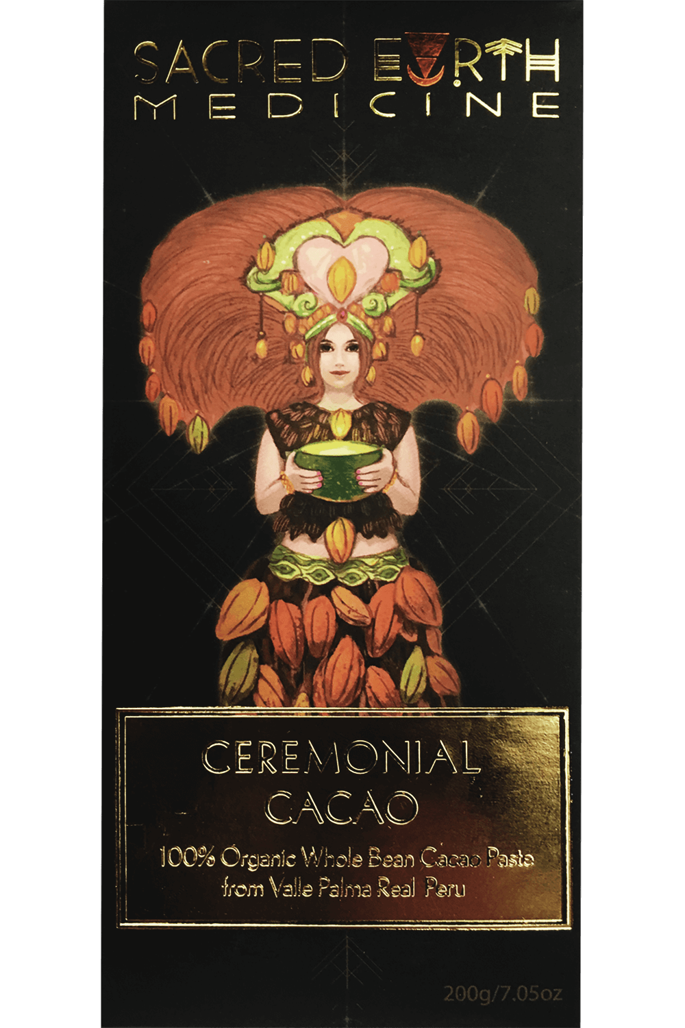 Sacred Earth Medicine Ceremonial Cacao 100g, 200g Or 400g