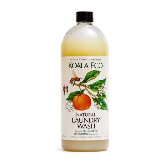 Koala Eco Natural Laundry Wash 1L, Mandarin & Peppermint Fragrance