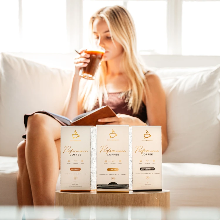 Before You Speak Performance Coffee 4.5g, 7 Pack Or 30 Pack, Unsweetened Flavour