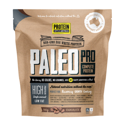 Protein Supplies Australia PaleoPro (Egg White Protein) 400g Or 900g, Chocolate Flavour