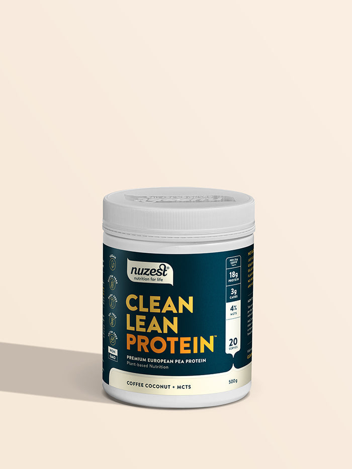 Nuzest Clean Lean Protein 250g Or 500g, Coffee Coconut + MCTs Flavour