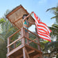 Dock & Bay Quick Dry Beach Towel, Cabana Collection, Waikiki Coral