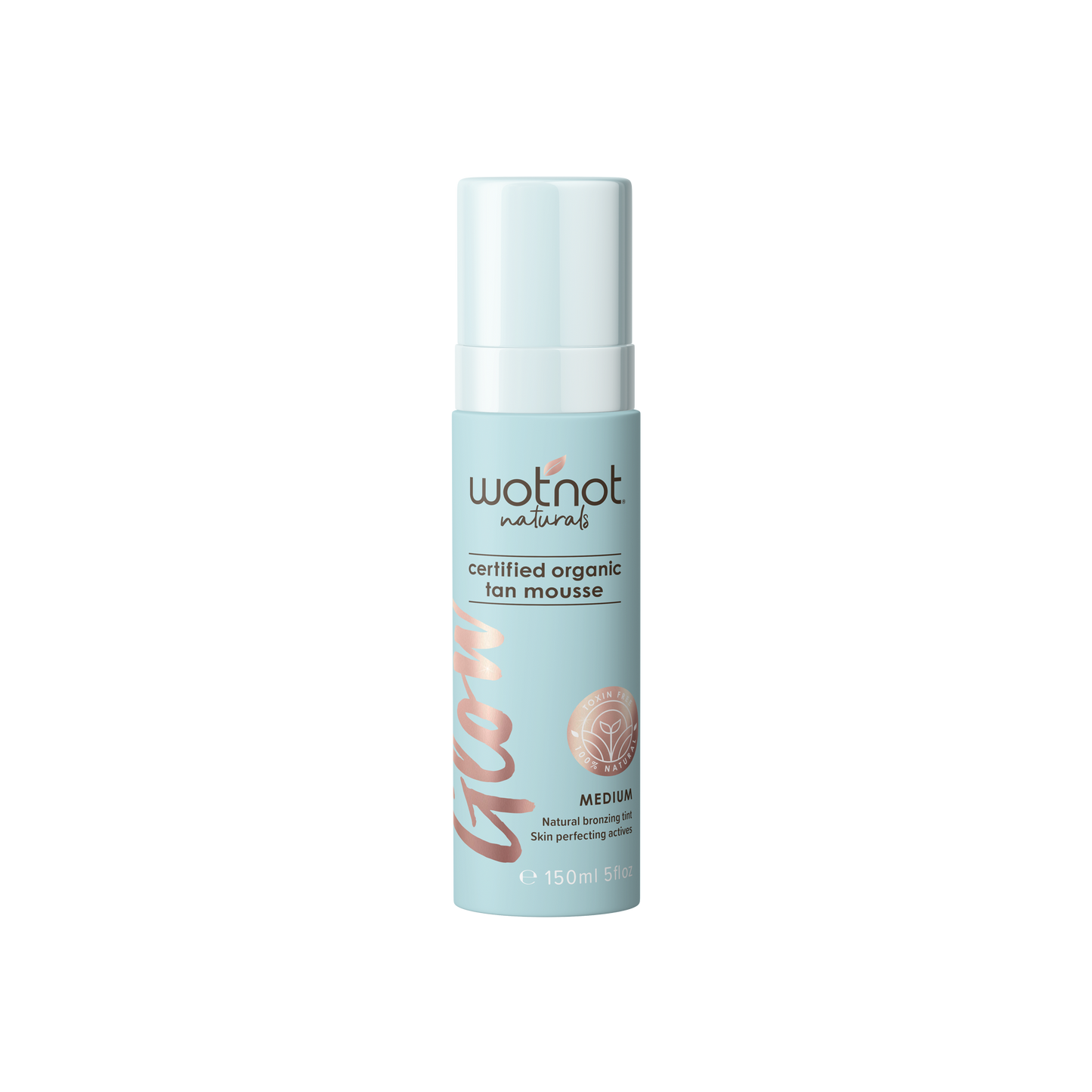 Wotnot Naturals Organic Self Tan Mousse 150ml, Medium Or Ultra Dark Shade