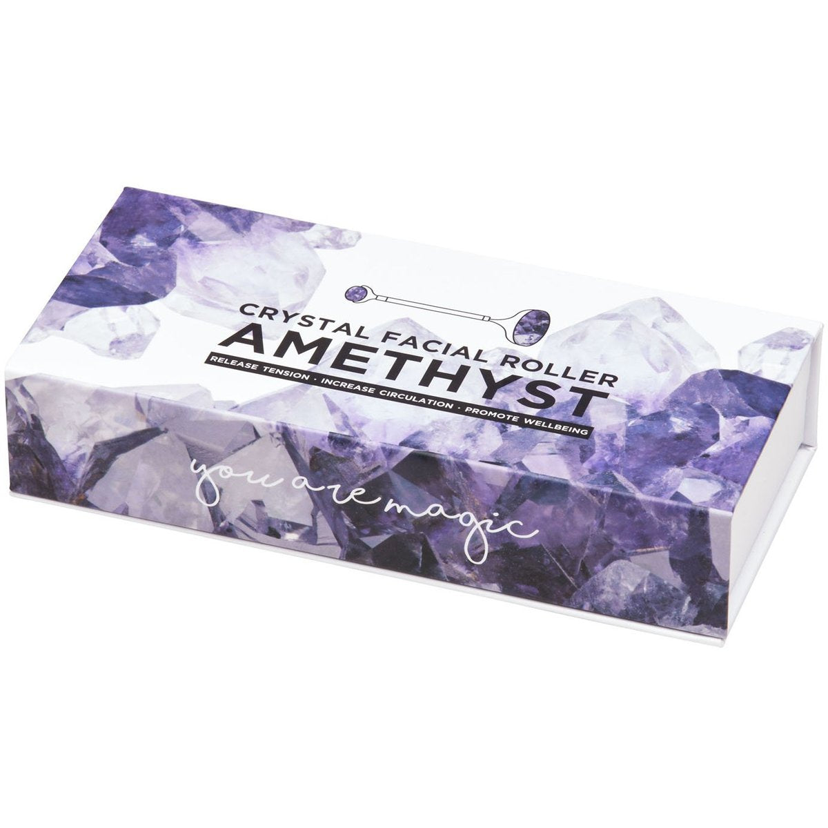 Summer Salt Body Facial Roller, Amethyst Crystal