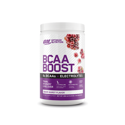 Optimum Nutrition BCAA Boost 390g (30 serves), Grape Burst Flavour