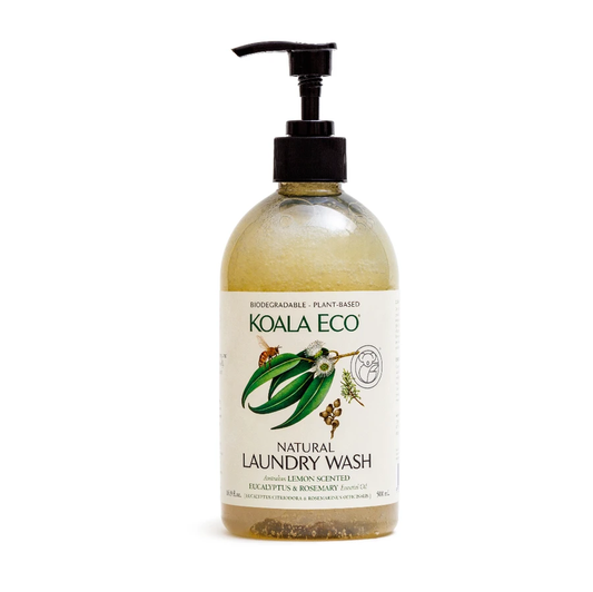 Koala Eco Natural Laundry Wash 500ml Or 1L, Lemon Scented Eucalyptus & Rosemary