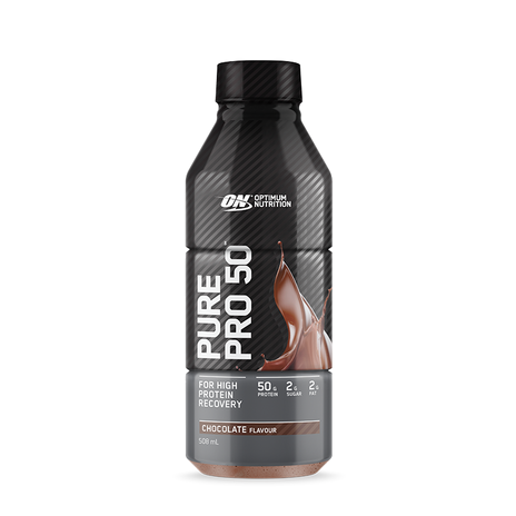 Optimum Nutrition Pure Pro 50 Ready To Drink 508ml, Chocolate Flavour