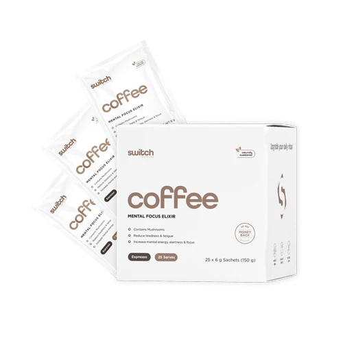 Switch Nutrition Coffee Switch 25 x 6g Sachets, Choose Your Flavour
