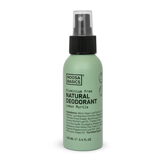Noosa Basics Natural Deodorant Spray 100ml, Lemon Myrtle Fragrance