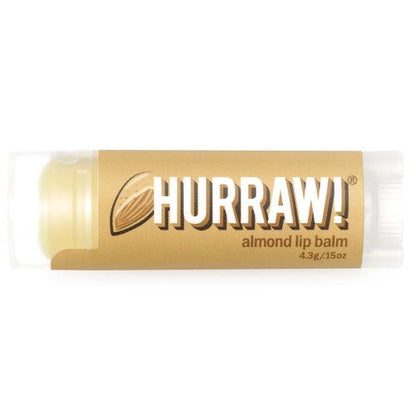 Hurraw Lip Balm 4.8g, Balms Collection, Almond Flavour