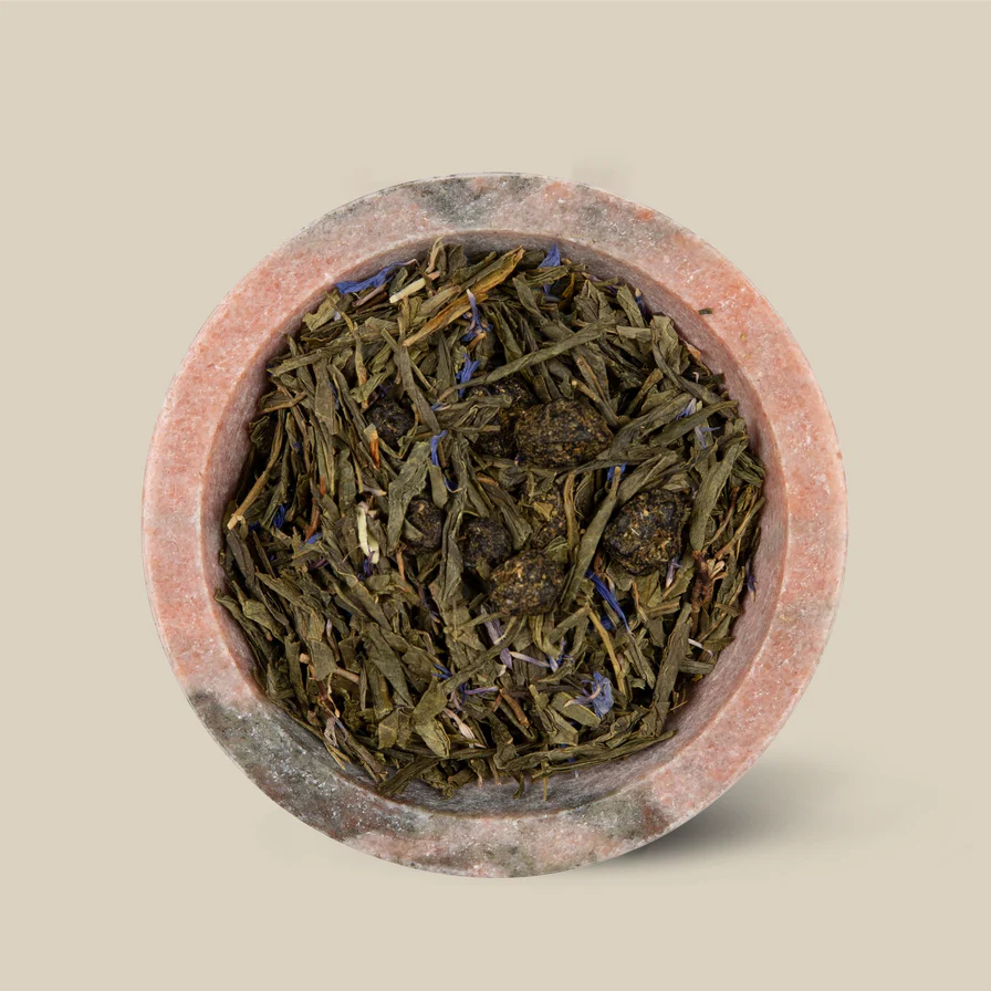 The Tea Collective Green Blend Collection 100g Loose Leaf, Blueberry Sencha