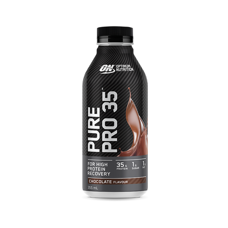 Optimum Nutrition Pure Pro 35 Ready To Drink 355ml, Chocolate Flavour