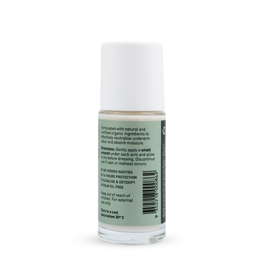 Noosa Basics Organic Deodorant Roll On 50ml, Lemon Myrtle Fragrance