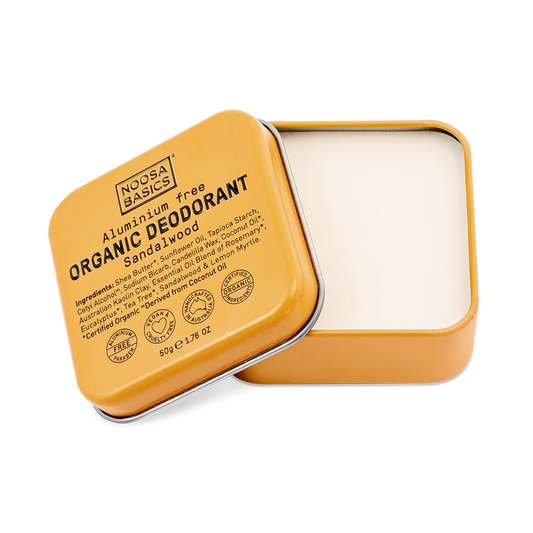 Noosa Basics Organic Deodorant Tin 50g, Sandalwood