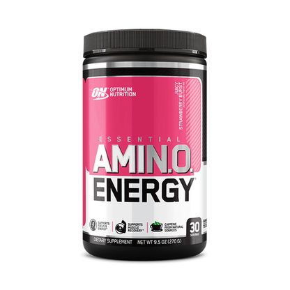 Optimum Nutrition Amin.O. Energy 30 Or 65 Servings, Juicy Strawberry Flavour