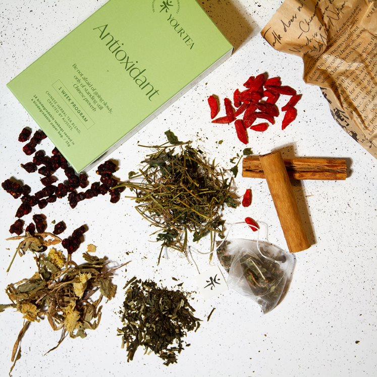 Your Tea Chinese Herbal Blend 14 Tea Bags, Antioxidant