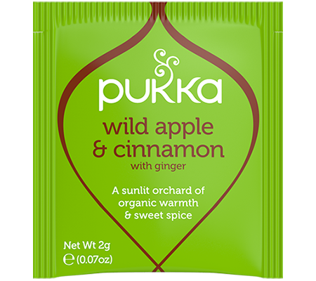 Pukka 20 Herbal Tea Bags, Wild Apple & Cinnamon