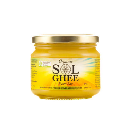 Sol Organics Ghee 275g, 685g Or 1kg, Organic