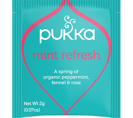 Pukka Herbs 20 Herbal Tea Bags, Mint Refresh