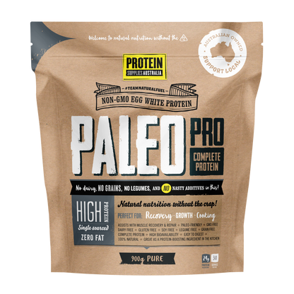 Protein Supplies Australia PaleoPro (Egg White Protein) 400g Or 900g, Pure Flavour
