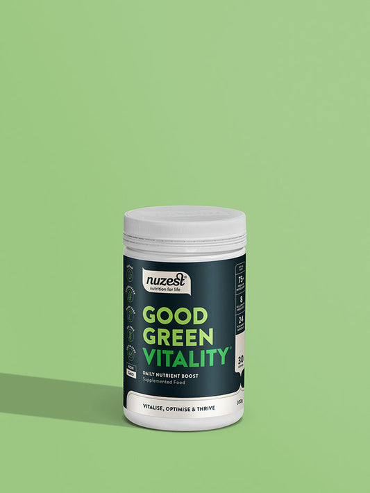 Nuzest Good Green Vitality 120g, 300g Or 750g, A Dense Blend Of Greens